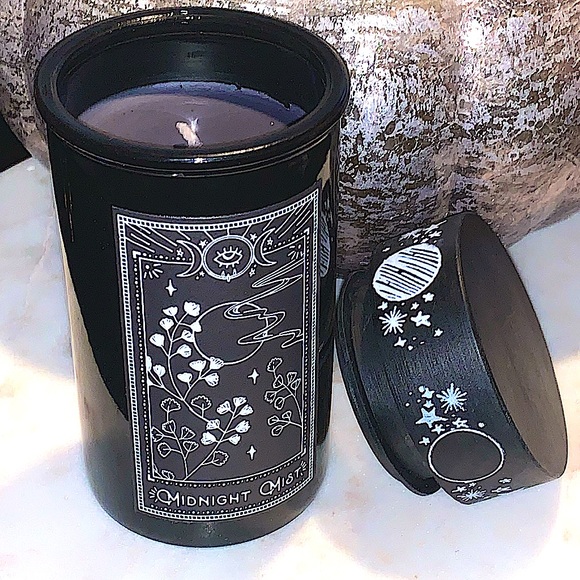 DW HOME CANDLE MIDNIGHT MIST 1 WICK NEW BLACK SOY WAX MYSTICAL - Picture 2 of 4